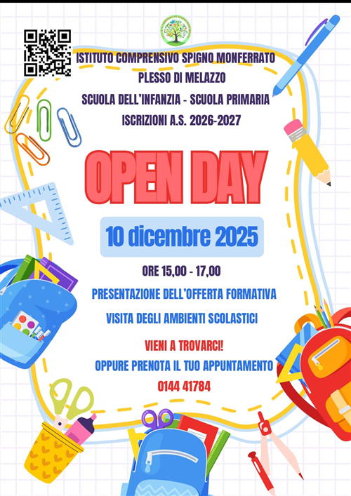 Open Day Scuola Melazzo