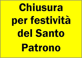 Chiusura uffici comunali per festa patronale di San Bartolomeo